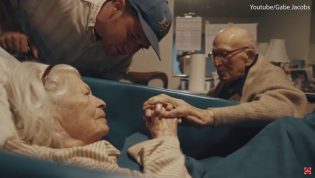 Families gathered around the bedside